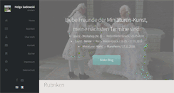 Desktop Screenshot of miniaturen-sadowski.de