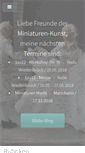 Mobile Screenshot of miniaturen-sadowski.de